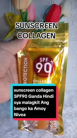 Sunscreen collagen SPF90  Hindi sya malagkit sa muka  #spf90 #sunscreenviral  #viral #trending #marketingtiktok #foryoupage 