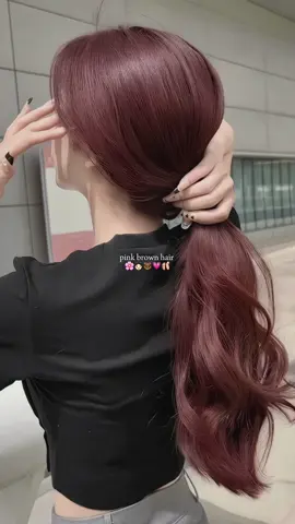 pink brown hair 🥥🎀