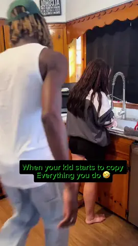 When your kid starts to copy everything you do 🤣 #scarecam #funnyvideos #funny #scareprank #prankvideos #fail #scary #prank #foryou #scaring #scared #fypシ゚ #jumpscare #funnyprankvideos #funnymoments #hahaha 