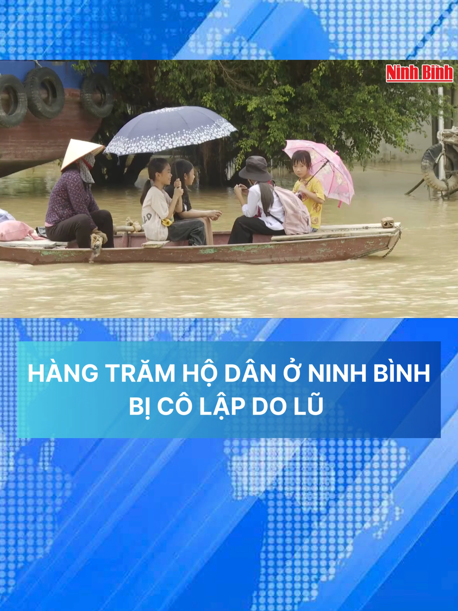 Trưa 9/9, khoảng 600 hộ dân của thôn Kênh Gà, xã Gia Thịnh, huyện Gia Viễn đã bị cô lập hoàn toàn. Phương tiện duy nhất để di chuyển là thuyền máy hoặc thuyền chèo tay. #bao #yagi #xuhướng #lũlụt #baoninhbinh #tintuc #ninhbinh #giavien