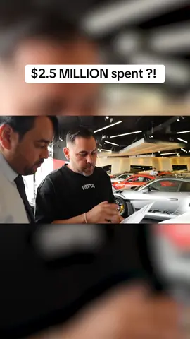 Writing a $2.5 million check?! 😳 #ahmedamwell #ferrari #lamborghini #dubai #luxury #cars #bugatti #mclaren 