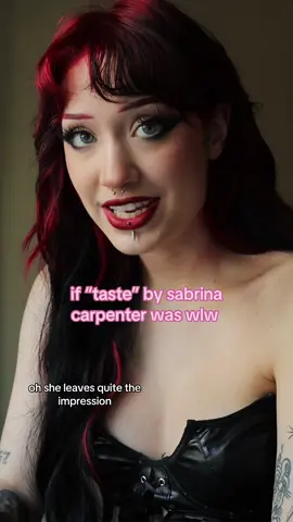 if taste by sabrina carpenter was wlw💘  #sabrinacarpenter #jennaortega #taste #wlw 