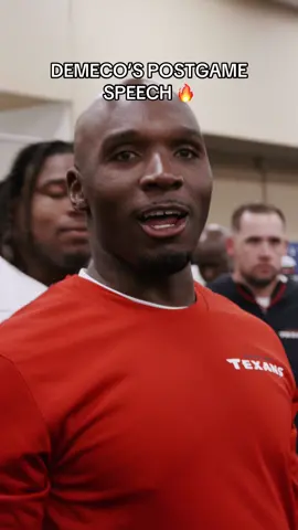 🗣️ KEEP ON BUILDING EACH AND EVERY WEEK #postgame #speech #lockerroom #inspiration #demecoryans #win #nfl #texans 