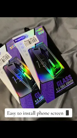 Super convenient and easy to install! Currently have a 2 for 1 sale! 📱 #iphonescreenprotector #foryoupage #fyp #microinfluencer #smallcontentcreator #dealsfordays #tiktokshopdealsforyoudays #tiktokshop 
