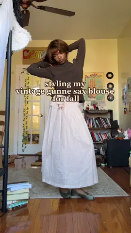 neveeerr getting over this thrift find #gunnesax #falloutfitinspo #lightacademia #chloepaddington 