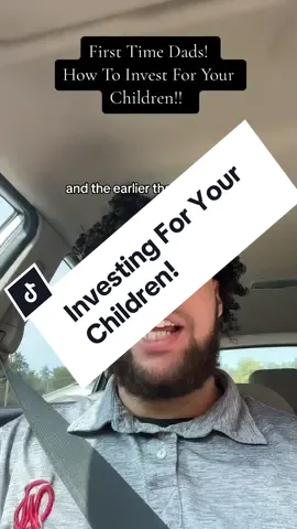 The earlier you start the better! #firsttimedads #dad #dadlife #investing #trustfund #tiktokdads #dadsoftiktok #firsttimedadadvice #adviceforfirsttimedads #boydad #newdad #fatherhood 