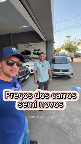 Preços de alguns carros em Goiania  
