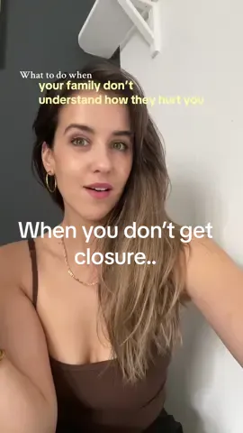 TO THOSE THAT HOLD OUT HOPE FOR CLOSURE + APOLOGIES  This is very unlikely the thing you want to hear.  Especially if you have been doing some healing, growth or therapy and feel ready to have hard conversations, take accountability and work on moving forward.   And I am really sorry that I have to say this. But they may ✨never✨ get it.   No matter how nicely you describe it, how you try to make them understand how you feel, how much time you give it.  They may not be able to understand, reflect and take responsiblity.  😔 Is this fair? No  Do you deserve more? Yes 100%  Is it just a matter of accepting it and moving on? Also no, not that easy.  But it IS sometimes necessary so that you can move forward and stop leaving the power in their hands.   ♥️From a family therapy perspective, here’s what i’d recommend you do to heal and move forward if they will not listen/understand: 1. Grieve. Yes, like a loss. Because it is. Grieve the relationship you wished for in the past/now, grieve your identity, grieve the lost hope. Don’t skip this one.  2. Know when to draw the line in the sand. Know when it is worth pushing for communication, and when you are draining yourself too much. 3. Ask yourself — “What do I need to maintain this relationship if I will not receive this apology?” - Boundaries, space, new ideas.  4. Take control over your own life. Create. What is out there for you apart from your family upbringing and how can you begin to explore it?  It’s always worth hoping. It’s always worth trying. But it’s also worth letting go of the apology/validation/understanding — So that you can no longer wait in limbo while relying on them for it, and give it to yourself wholeheartedly.  *full disclaimer Family shit is HARD. As always, this is super generalised and may not always relate to you. For more — 🌛 2 options: - I’d love to meet you in a 1-1 therapy session so we can get started (book via link in bio) - Send me an anonymous qu/issue via link in bio where i’ll answer via my newsletter where I give free therapy insights + a tailored strategy for the issue you’re going through. Because not everyone is ready for or can afford therapy - but shouldn’t go without 