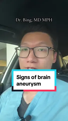 Signs of brain aneurysms that you should not ignore. *these symptoms are NOT specific or unique to brain aneurysms, but they can occur im patients with brain aneurysms. This is not medical advice, do not self diagnose, and please seek help from trained medical professional if you’re concerned about symptoms* #brain #aneurysm #stroke #brainhealth #headache #medical #education #medicalschool #medicalstudent #resident #neurology #neuro #neurologist #medicine #doctor #nurse #emergency #hospital 