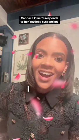 Candace Owens responds to her youtube suspension after Z troll accounts on X, promoted a mass reporting campaign against her, for speaking out against the atrocities being committed by the isreali regime #fyp #candaceowens #youtube #watermelon #justice 