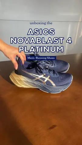 Unboxing my husband’s stylish @ASICS Novablast 4 Platinum! 🔥  Trying these out ASAP 🏃‍♂️✨  #AsicsNovablast #runningshoes #unboxing #fitnessgear #shoes #shoesformen 