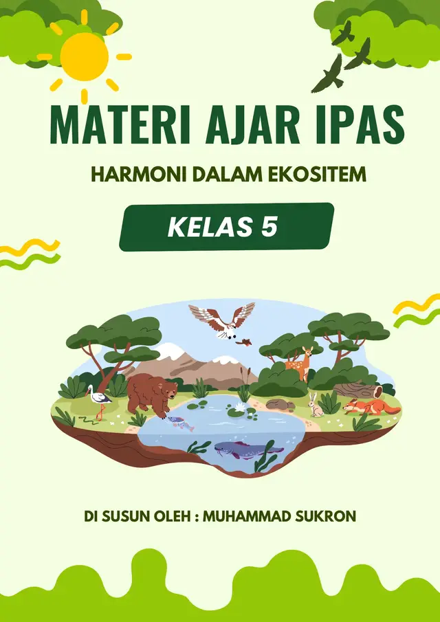 Lampiran Modul Ajar IPAS harmoni dalam ekosistem #kelas5 #ekosistem #fyp #ipas #modulajar 