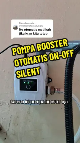 Membalas @utuhbanyuhantanung12 mesin pendorong air otomatis ON-OFF. Pompa booster ini bisa dipakai untuk instalasi 1 rumah, misal disalurkan ke mesin cuci, shower, tempat cuci piring dll. Cek keranjang kiri bawah, kalau masih ada flash sale, mending langsung check out sekarang aja. #pompabooster #pompapendorongair #mesinpendorongair 
