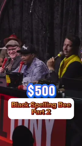 Kam Patterson does the second ever Kill Tony Black Spelling Bee part 2. #kampatterson #spellingbee #comedy #hilarious #standup #spelling #increments #part2 #spellingbeepart2 