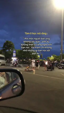 “ Khi một người đàn ông không yêu bạn , anh ấy không thật sự lắng nghe khi bạn nói . Và thậm chí không nhớ những gì bạn nói với anh ấy “ #xuhuong #luuupstory #tinhyeu #stt #tamtrang #cap #xh 