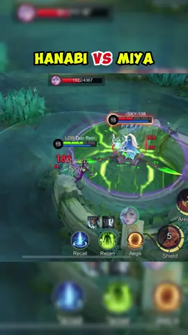 HANABI VS MIYA #MobileLegendsBangBang #MLBB #mlbbidcreator 