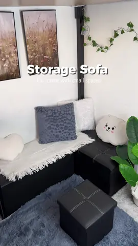 Perfect sa kwarto ko #storagesofa #storagestool #leathersofastorage #fyp #foryou 
