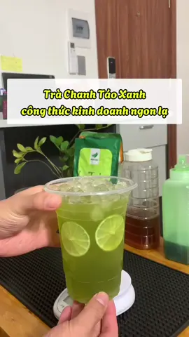 Hướng dẫn cth trà chanh táo xanh bao hot 🍏👋👋👋#khởinghiệp #tràtắc #tràsữa 