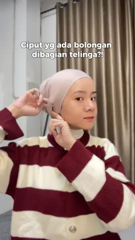 Design ciput @ArionaOfficial ini pas bgt buat mempermudah kaum2 yg suka sakit telinga kalo pake ciput😩💓