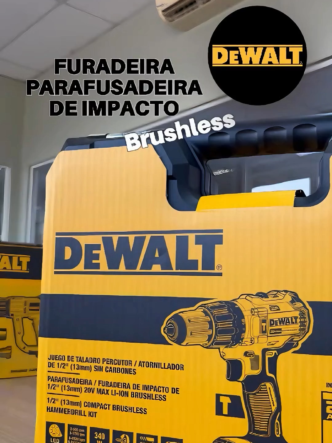 Apresentamos a Furadeira/Parafusadeira de Impacto DCD7781D2-BR da Dewalt! A ferramenta perfeita para perfuração e parafusamento de alto desempenho em alvenaria, madeira, metal e plástico. ✅ Tecnologia Brushless: Sem escovas de carvão para maior eficiência e durabilidade. ✅ Mandril de ajuste rápido: Troca de acessórios fácil e prática. ✅ Velocidade variável: Controle e precisão em materiais delicados. ✅ Luz de LED: Trabalhe com visibilidade até nos ambientes mais escuros. ✅ Design compacto e leve: Ideal para espaços apertados e longas horas de trabalho. ✅ Indicador de carga: Saiba exatamente quando recarregar. ✅ 15 posições de torque: Precisão no parafusamento em qualquer material. ➡ Adquira já, acesse no site: anhangueraferramentas.com.br Visite também nossas lojas físicas em Campinas, Jundiaí e Limeira. Televendas: (19) 3116-4000