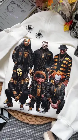 This is Lit 🔥🔥😎💛🖤. For those who are not in US, check out the link in my bio 😁😎 #halloween #halloweenlook #halloweenshirt #jasonvoorhees #michaelmyers #freddykrueger #chucky #ghostface #pennywise #viral #foryou #FYP #halloweencostume #westside 