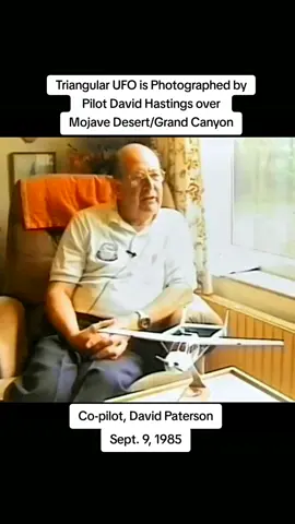 An incident involving David Hastings, a British pilot, who, along with his co-pilot, David Paterson, were flying a Cessna Skymaster plane over the Mojave Desert in America on Sept. 9, 1985. 