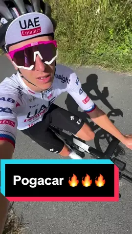 🎥 POV: You're Tadej Pogacar at 500 watts 😎🔥 #cycling #roadcycling #pogacar 