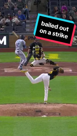 Dude wanted nothing to do with that pitch 😅