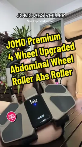 JOMO Premium 4 Wheel Upgraded Abdominal Wheel Roller Abs Roller! #absroller #exercise #Fitness #homeworkout 