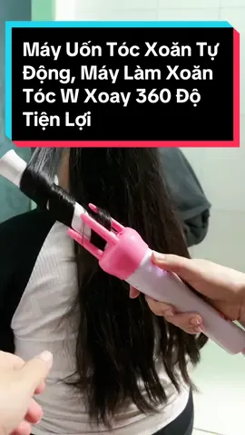 Máy Uốn Tóc Xoăn Tự Động, Máy Làm Xoăn Tóc W Xoay 360 Độ Tiện Lợi #xomngheoreviu #mayuontoc#mayuontocxoantudong#mayuontoc360#tocquoan#sanphamthinhhanh#xuhuong#