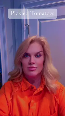 Pickled Tomatoes , crunchy , sweet , delicious #foryou #fypviral #tomatoes #greentomatoes #pickles #snack #trythis @Pickle Culture @ERICA & MORGAN 