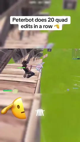 Peterbot does 20 quad edits in a row 🫡 #fortnite #fortniteclips #fyp #foryou #peterbot #kyaclips 