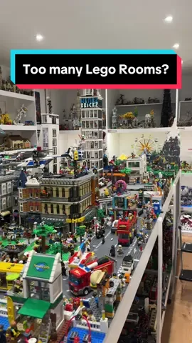 Maybe too much Lego? #lego #legoroom #legocollector #fyp #hiddengems 