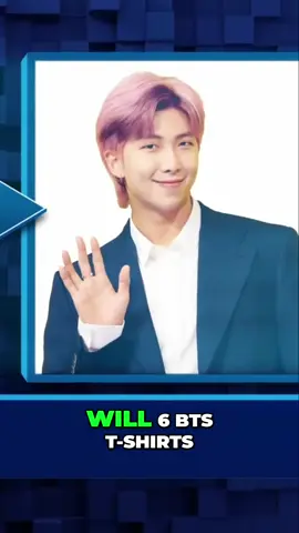 Can R.M. Fit 6 BTS T-Shirts_ The Ultimate Challenge!#btsarmy #fpyシ #usa_tiktok