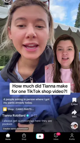 #greenscreen #tiannarobillard #influencerincome #tiktokshopincome #influencertransparency 