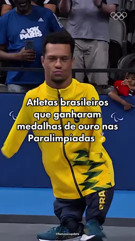 Atletas brasileiros que ganharam medalhas de ouro nas Paralimpíadas 🥇 #paralimpiadas #atletas #famosos #curiosidades #foryou 