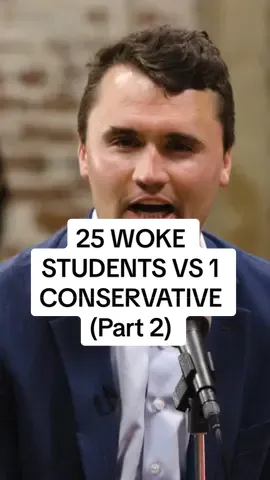 (PART 2) Can 25 liberal college students outsmart 1 conservative? Feat. @Charlie Kirk #surrounded #jubilee #liberal #conservative #woke #students #charliekirk 