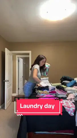I am not proud of how far behind I was, but I am proud. I caught up. 😂😂 #laundryday #chores #sahm #workfromhome #familyoffour #momtok #MomsofTikTok #housework #realistic #realisticmom #momlife 