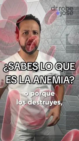 De seguro has escuchado sobre la anemia, pero… ¿Sabes qué es? 🤔 En este video te explico a detalle esta afección y sus causas. Sígueme para más contenido de salud 🙌🏻 #salud #DrRobeJose #medicina #bienestar #anemia