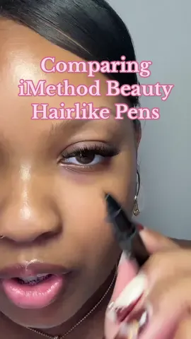 Replying to @beep.boop.bwap lets compare the viral eyebrow pens from @IMETHOD BEAUTY ! 💕 which one is your fav ? 😍  #eyebrows #eyebrowtutorial #imethod #imethodbeauty #diyeyebrows #makeup #beauty 