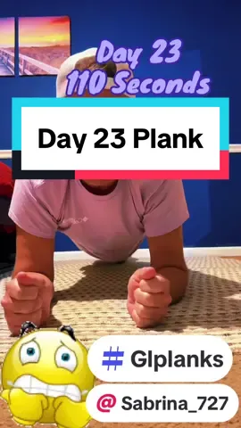 Day 23 of 30 planks. #glplanks #plankchallenge #plankevenundertheweather #sabrinaididitforyou #sabrina? #sabrinadiditsicksocani #taysorry 