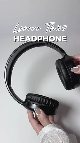 Lenovo TH30 Headphone 🎧 Love the sound quality and it's comfy to wear!   😍  #lenovo #headphone #wirelessheadphone #thinkplus #headphones #musthave 