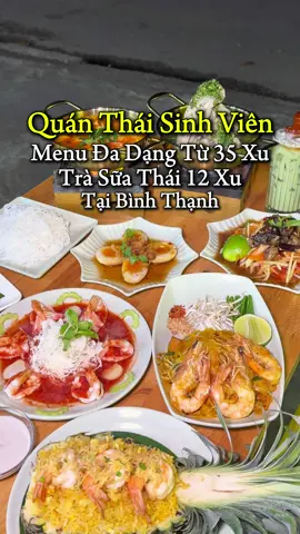 Quán thái sinh viên ngay khu D2 Bình Thạnh menu đa dạng mà món ăn cũng dính dữ lắm nhen #niengranghayan #gocthai #thaifood #quanthai #binhthanhangi 