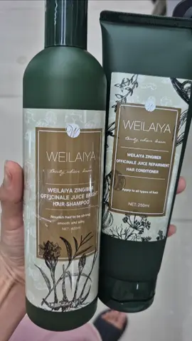 Cặp dầu gội xả WELAIYA gừng trắng, gừng nâu hà thủ ô #daugoi #daugoithaoduoc #welaiya #daugoiweilaiya #shampoo #tocdep #muasamcungtiktok #viralvideo #xuhuong #learnwithtiktok 