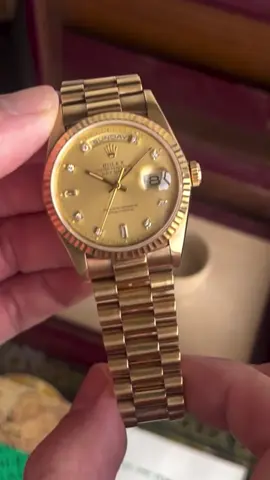 Rolex Oyster Perpetual Daydate 36mm President Yellow Gold. #RolexCambodia #sellwatches #buywatches #rolex 