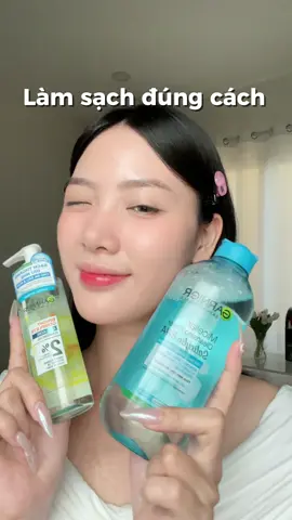 Bộ đôi làm sạch da chuyên sâu cho mấy bà da dầu mụn nha  #3brothersmedia #garnier #nuoctaytranggarnier #gelruamatgarnier #goclamdep #reviewlamdep 