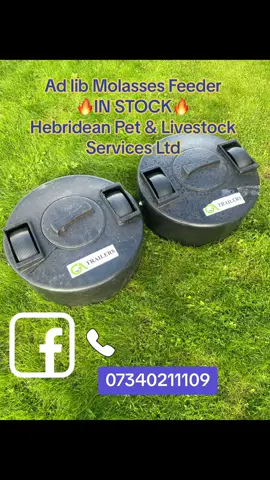 Ad lib molasses feeders available at Hebridean Pet & Livestock Services Ltd #croftinglife #winteriscoming #farming #supportsmallbusiness 