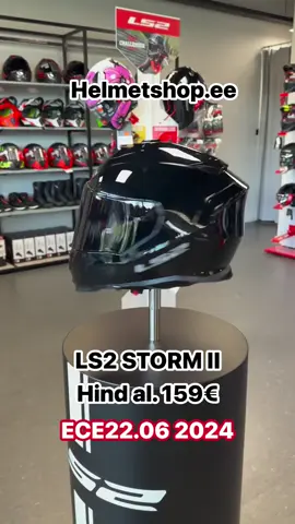 LS2 STORM Il kinnine mootorrattakiiver, 2-3 korda kallimate klivrite omadused ja funktsioonid.LS2 STORM 2 korpus on valmistatud LS2 patenteeritud kineetilisest polümeeri sulamist (KPA), ning kiiver varustatud sisseehitatud paikseprillidega ja Pinlockiga. #ece2206 #kiiverpähe #ls2helmets #tsiklirahvas #helmet //www.helmetshop.ee/tootekategooria/kiivrid/full-face/
