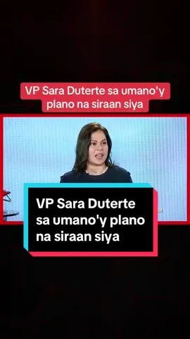 Sinabi ni Vice Pres. Sara Duterte sa panayam na inilabas ng Office of the Vice President ngayong Miyerkules, September 11 na kung uulitin ang nangyari noong pagdinig ng Kamara sa panukalang budget ng OVP para sa 2025 ay makikitang mayroon umanong plano upang sirain siya. Sa naging pagdinig ay nakahanda umano ang Kamara at mayroong nakahandang PowerPoint presentation, audiovisual presentation, at script na binabasa. “‘Yung isa pa nga na congresswoman na sabi niya, “Wala akong panahon, basta mahaba ito. Hindi ko mabasa letter per letter.” Pero kung makita mo, may nakahanda siya na mga sagot sa mga sinabi namin sa Commission on Audit,” aniya. Dagdag ng bise, pati sa pagdinig sa panukalang 2025 budget ng DepEd ay sinisira rin umano ang pangalan niya kahit wala aniya siyang kinalaman sa mga observation ng Commission on Audit. #News5 #NewsPH #SocialNewsPH #BreakingNewsPH  