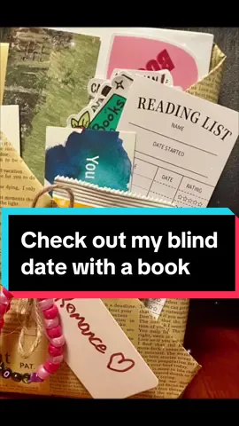 Check out my blind date with a book through my tiktok shop or Etsy!! #blinddatewithabook #blinddate #BookTok #tiktokshop #etsy #business #promote #gifts #surprises 